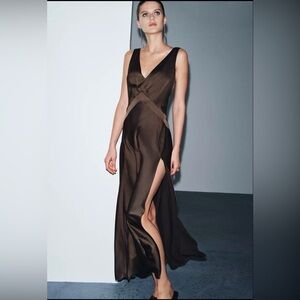 🔥🔥Zara ZW collection limited edition effect long dress